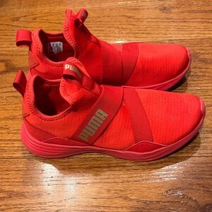 Puma Fiery Red Sport Sneakers